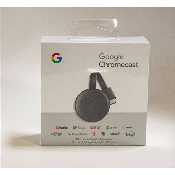 GOOGLE CHROME CAST 1000+ APPS NEW IN BOX