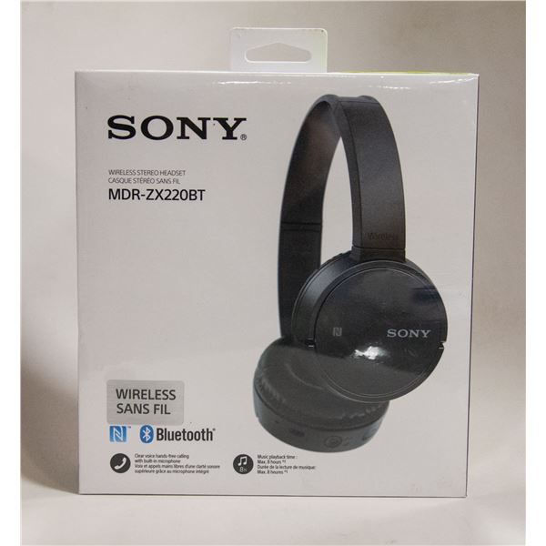 SONY WIRELESS HEADSET MDR-ZX220BT