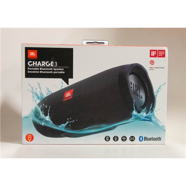 HARMAN JBL CHARGE 3 PORTABLE BLUTOOTH SPEAKER