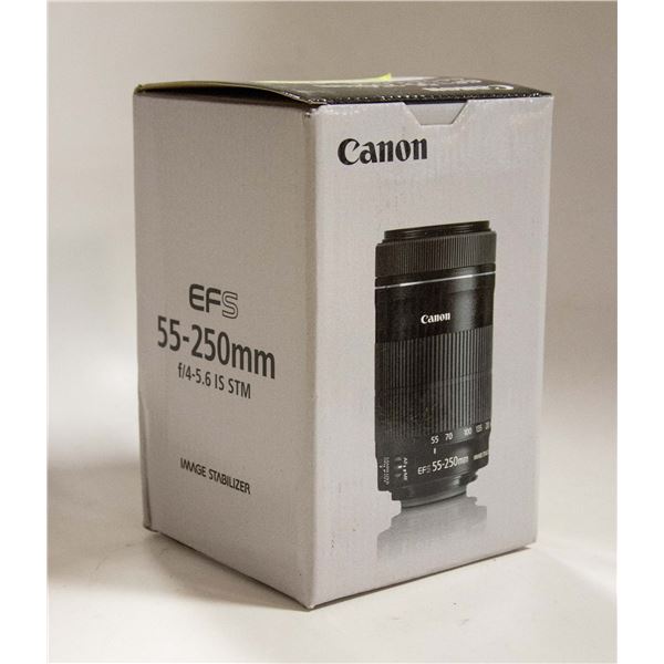 CANON ZOOM LENS EFS 55-25OMM F/4-5.6 IS STM