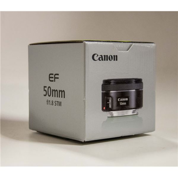 CANON EF 50MM F/1.8 STM ZOOM LENSE