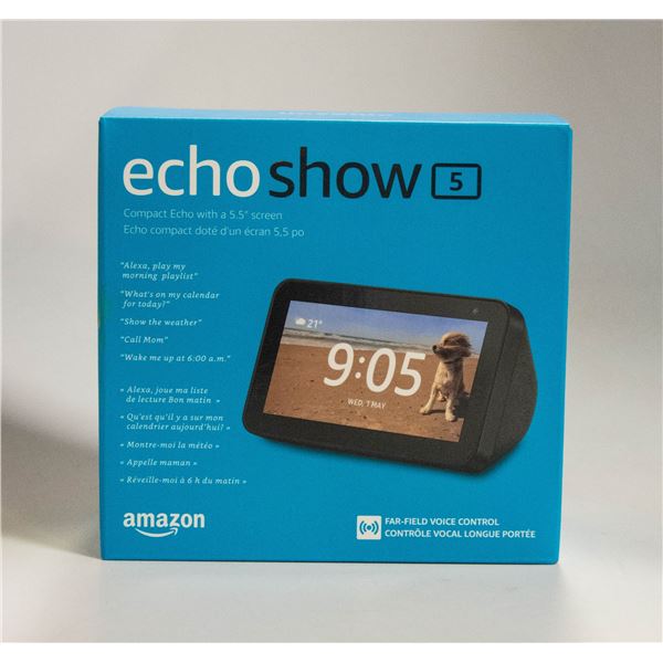 ECHO SHOW 5 FAR FIELD VOICE CONTROL