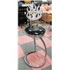 Image 1 : NEW CHROME & ALUMINIUM FLAME DESIGN BAR STOOL