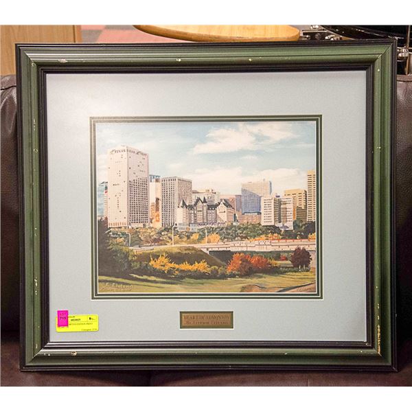 FRAMED LIMITED EDITION PRINT "HEART OF