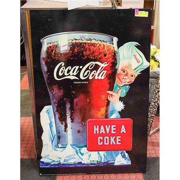 COCA COLAADVERTIZING BOARD MFG 1996, 1946 ART