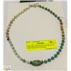 Image 1 : GENUINE AMAZONITE & ABALONE SEMI PRECIOUS STONES