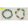 Image 1 : GENUINE TURQUOISE BRACELETS WITH BAROQUE PEARLS