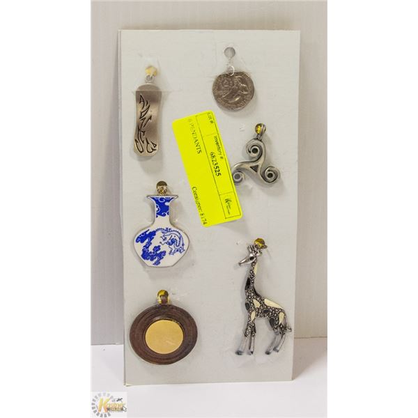 6 PENDANTS