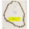 Image 1 : GENUINE LABRADORITE 18" NECKLACE. FRESH WATER