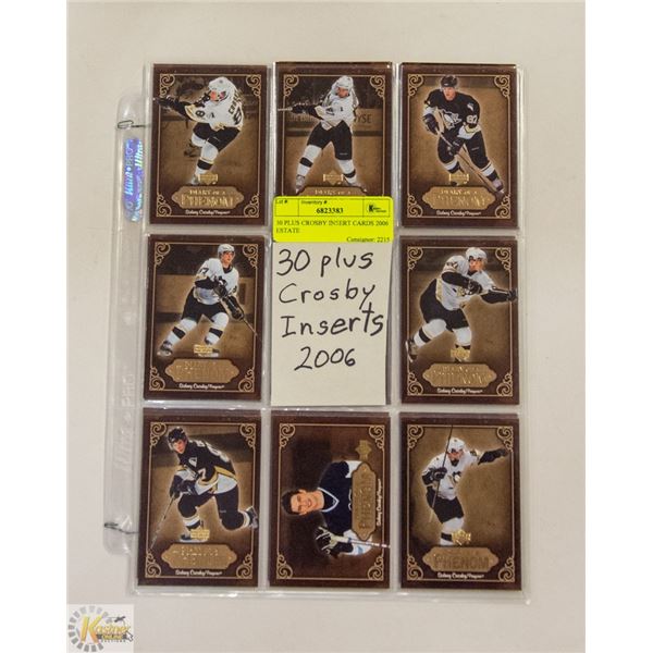 30 PLUS CROSBY INSERT CARDS 2006 ESTATE
