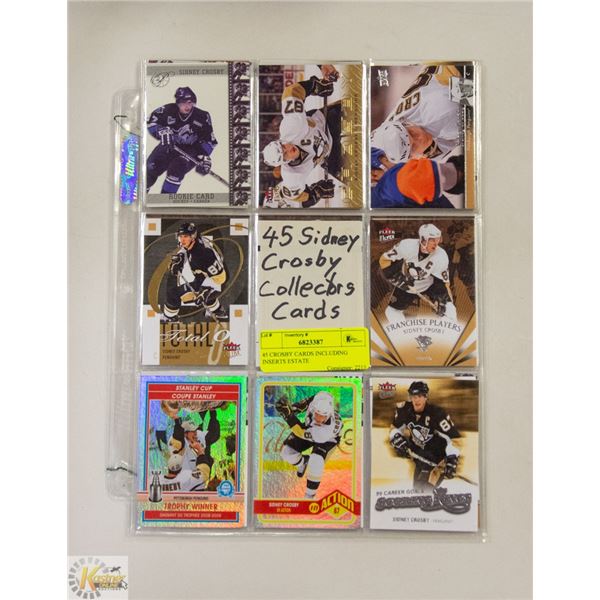 45 CROSBY CARDS INCLUDING INSERTS ESTATE
