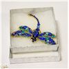 Image 1 : DRAGONFLY RHINESTONE BROOCH