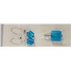 Image 1 : MURANO GLASS SQUARE PENDANT AND EARRINGS