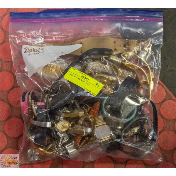 LARGE BAG OF WATCHES