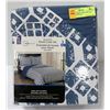 Image 1 : NEW REVERSIBLE KING SIZE 3PC DUVET COVER SET