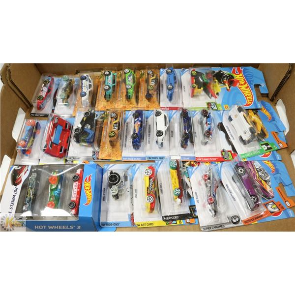 COLLECTION OF 25 INDIVIDUAL HOT WHEELS CARS