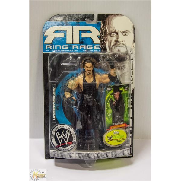 WWE RING RAGE SERIES UNDERTAKER FIGURE W/ CARD &