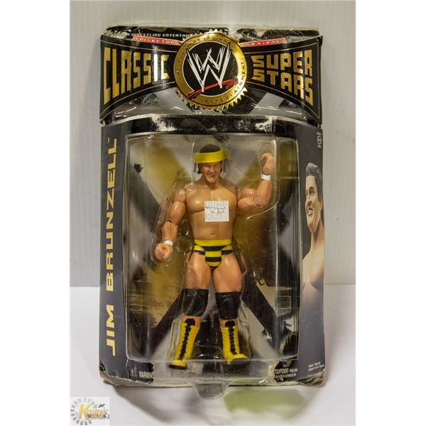 WWE CLASSIC SUPER STARS JIM BRUNZELL COLLECTOR