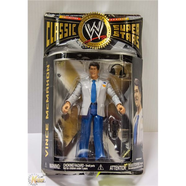 VINCE MCMAHON  - WWE CLASSIC SUPER STARS - SEALED