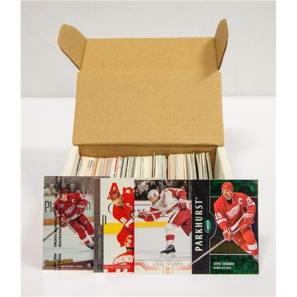 200 PLUS YZERMAN CARDS ONLY ROY ESTATE