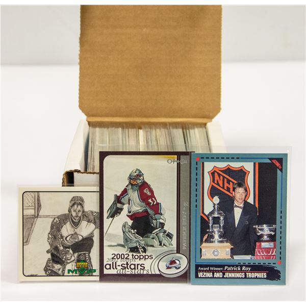 150 PLUS PATRICK ROY CARDS ONLY ESTATE COLLECTION