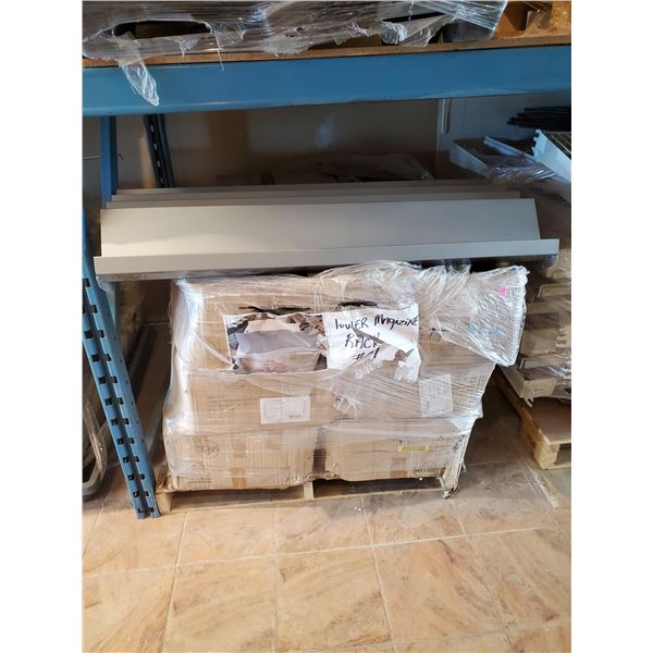 PALLET OF LOWER MAGAZINE RACK