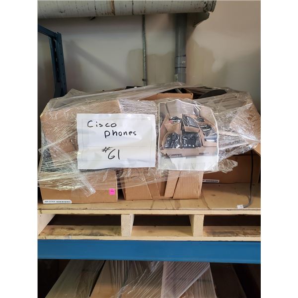 PALLET OF CISCO PHONES