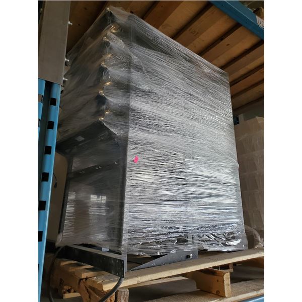 PALLET OF SERVER RACKING WITH SOME SERVERS