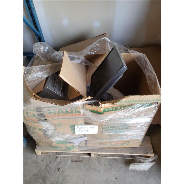 PALLET OF SERVER PARTS