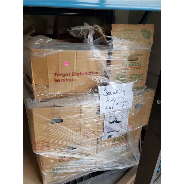 PALLET OF SECURITY LIGHTS