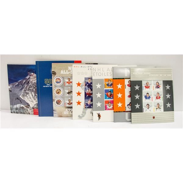 STAMP SETS HOCKEY ALL-STARS 2000-2005 (14 SETS);