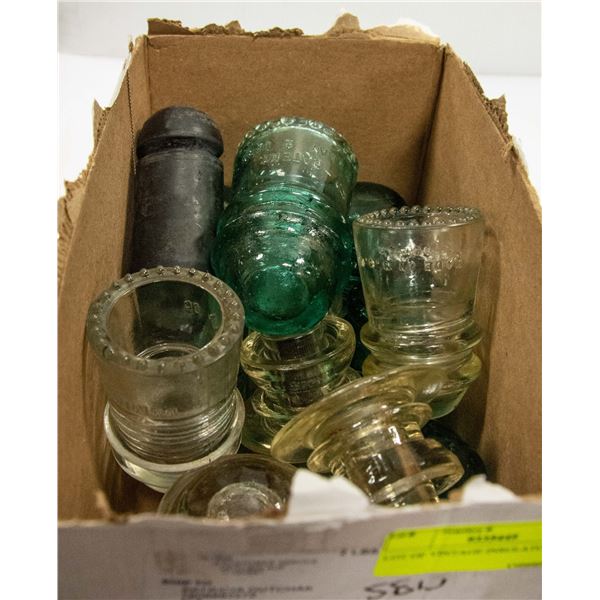 LOT OF VINTAGE INSULATORS