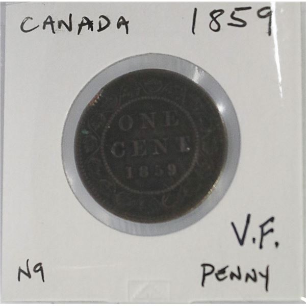 1859 CANADIAN PENNY
