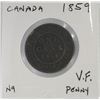 Image 1 : 1859 CANADIAN PENNY