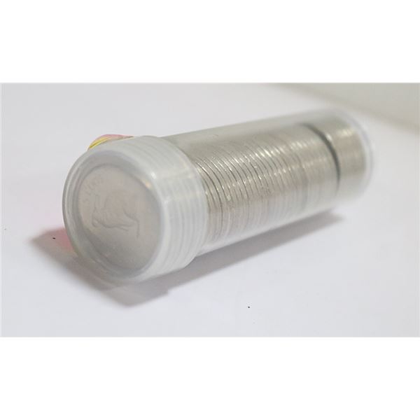 ROLL OF 1967 CENTENNIAL RABBIT NICKELS.