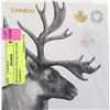 Image 1 : 2018 RCM $3 FINE SILVER COIN- "CARIBOU"