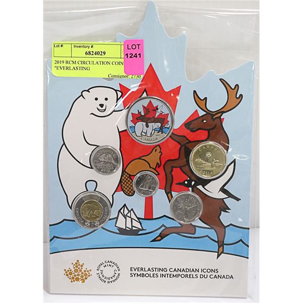 2019 RCM CIRCULATION COIN SET- "EVERLASTING