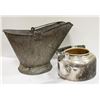 Image 1 : VINTAGE COAL BIN AND KETTLE LOT