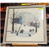 Image 1 : LTD ED #635/1000 "WINTER SKATERS"BY P.BUCKLEY MOSS