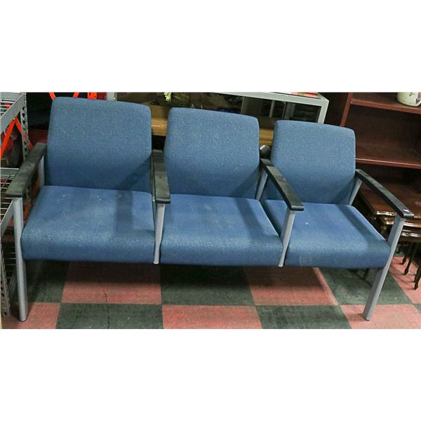 3 SEATER WAITING ROOM CHAIRS