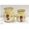 Image 1 : PAIR OF MATCHING HAND THROWN POTTERY JUGS