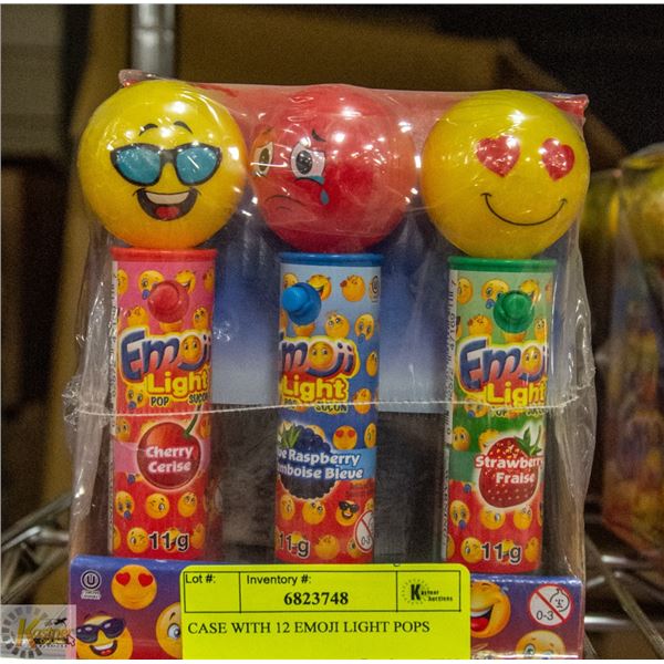 CASE WITH 12 EMOJI LIGHT POPS