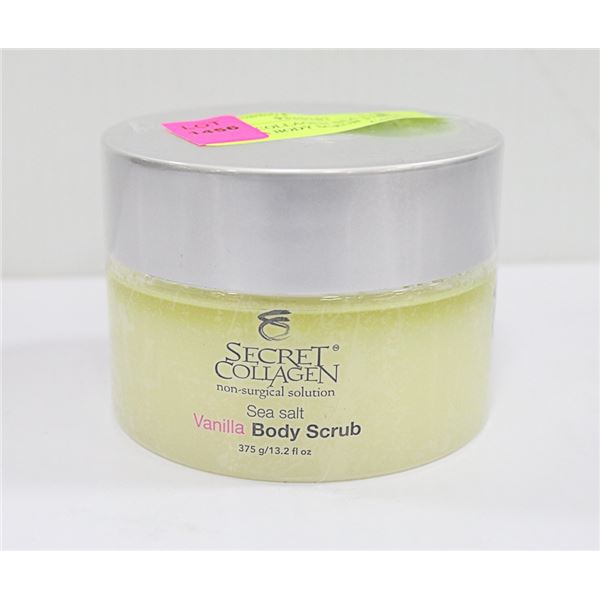 SECRET COLLAGEN SEA SALT VANILLA BODY SCRUB 375G