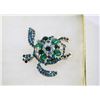 Image 1 : TURTLE RHINESTONE BROOCH