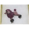 Image 1 : POODLE RHINESTONE BROOCH