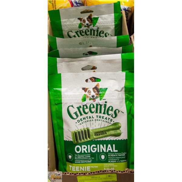 GREENIES DENTAL DOG TREATS 6 BAGS