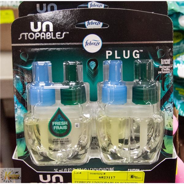 FEBREZE UNSTOPABLES SCENTED OIL REFILL 3 PACK
