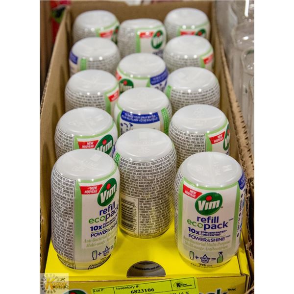 VIM REFILL ECOPACK POWER 14 X 70ML CASE LOT
