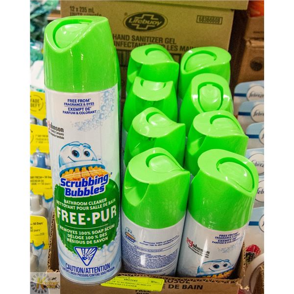 CASE OF SCRUBBING BUBBLES BATHROOM CLEANER