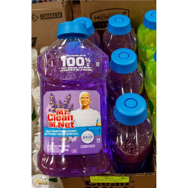 CASE OF MR. CLEAN LAVENDER VANILLA SCENT CLEANER